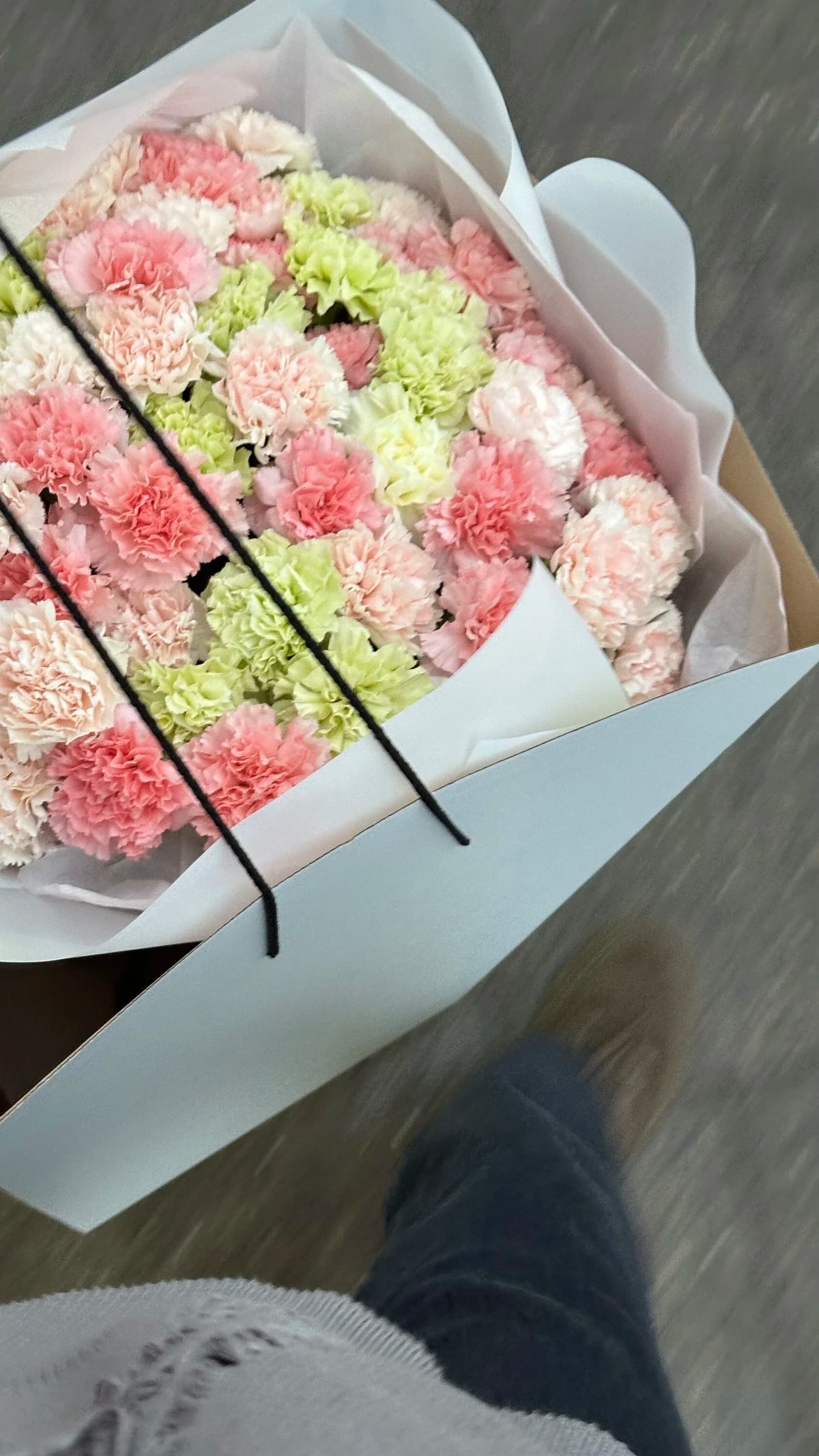 Монобукет диантусов